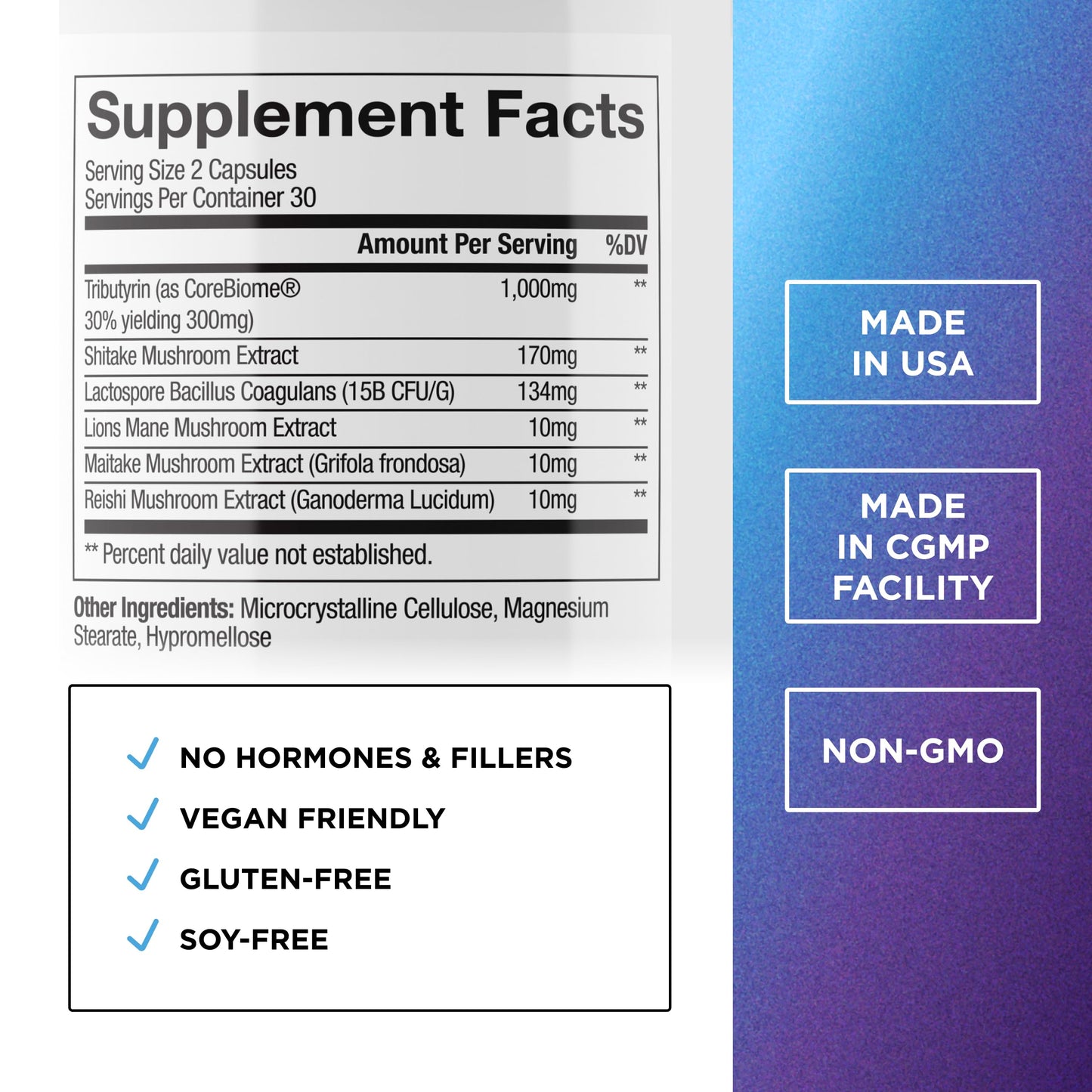 DR. EMIL NUTRITION Total Gut Health Complex – Prebiotic, Probiotic & Postbiotic Supplement – Supports Digestive Health, Bloating & Gut Balance – Non-GMO & Soy-Free – 60 Capsules