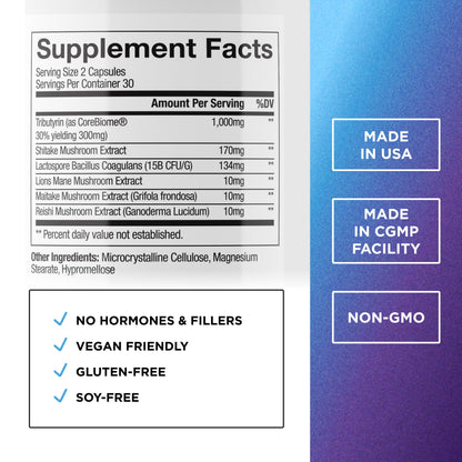 DR. EMIL NUTRITION Total Gut Health Complex – Prebiotic, Probiotic & Postbiotic Supplement – Supports Digestive Health, Bloating & Gut Balance – Non-GMO & Soy-Free – 60 Capsules