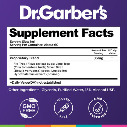 Dr. Garber's Natural Stress Support Drops | Gemmotherapy Liquid 60ml