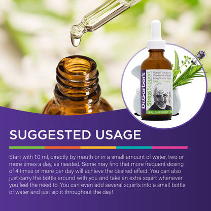 Dr. Garber's Natural Stress Support Drops | Gemmotherapy Liquid 60ml