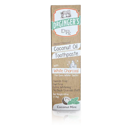 Dr. Ginger's Coconut Oil Charcoal Toothpaste | Natural Toothpaste