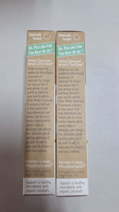Dr. Ginger's Coconut Oil Charcoal Toothpaste | Natural Toothpaste