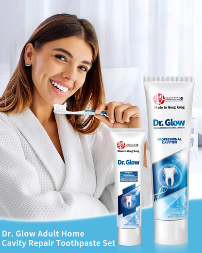 Dr. Glow Oral Care Cream – Cavity Relief, Enamel & Gum Support (2 Pack)