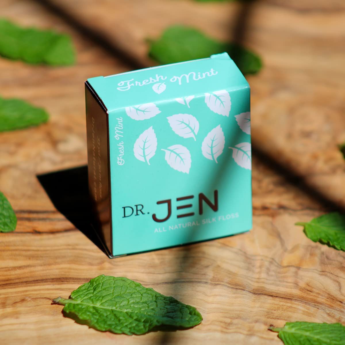 Dr. Jen Natural Silk Floss – Nano-Hydroxyapatite, Mint, 99 ft (3 Pack)