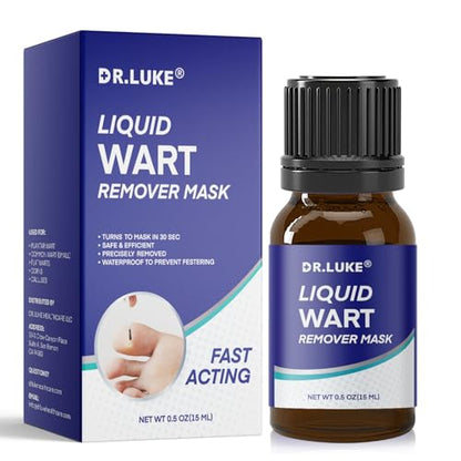 Dr. Luke Plantar Wart Remover Freeze Off – 17% Salicylic Acid Wart & Corn Care, 0.5 oz