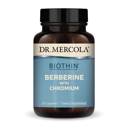 Dr. Mercola Biothin Berberine - Chromium - Enhanced Absorption - 30 Capsules