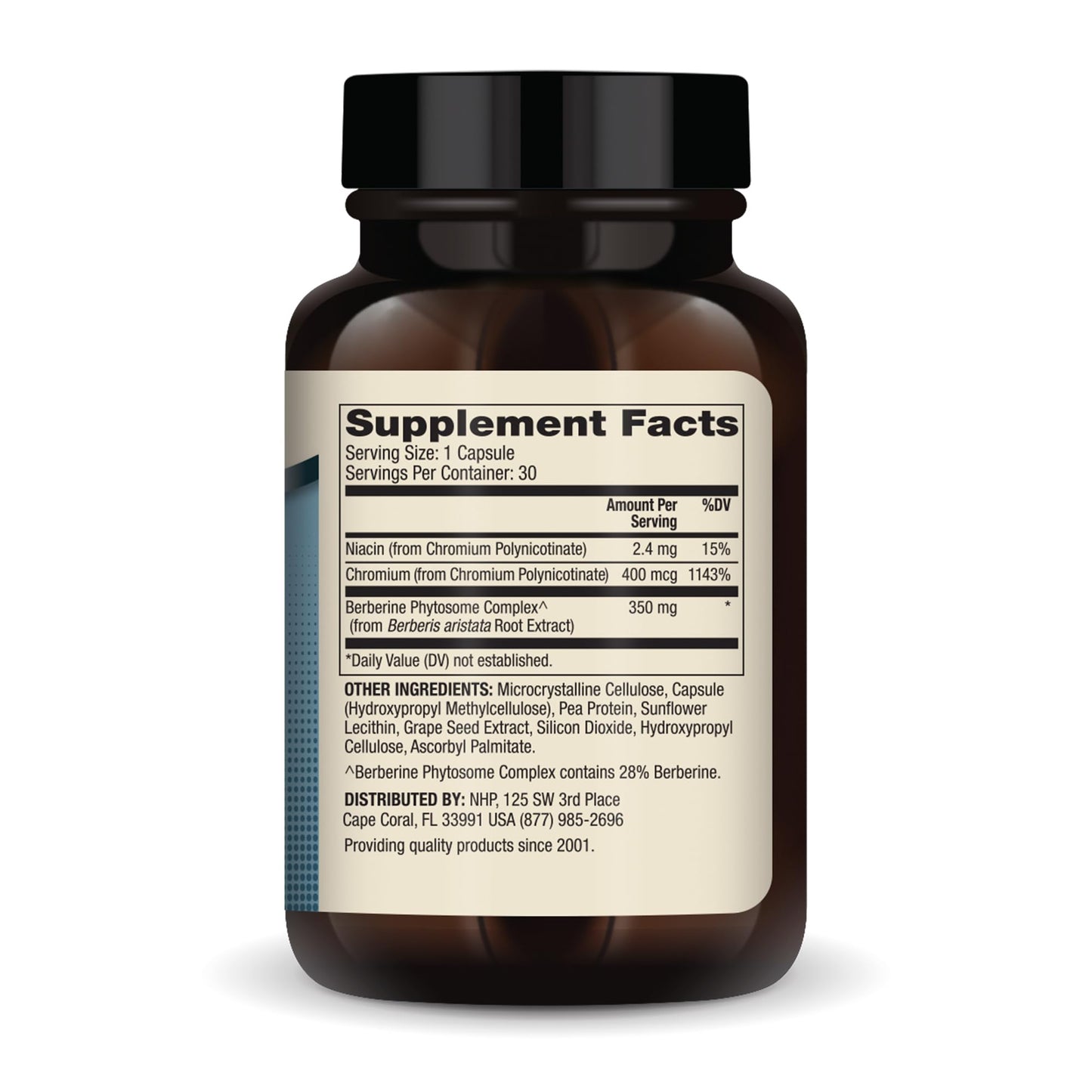 Dr. Mercola Biothin Berberine - Chromium - Enhanced Absorption - 30 Capsules