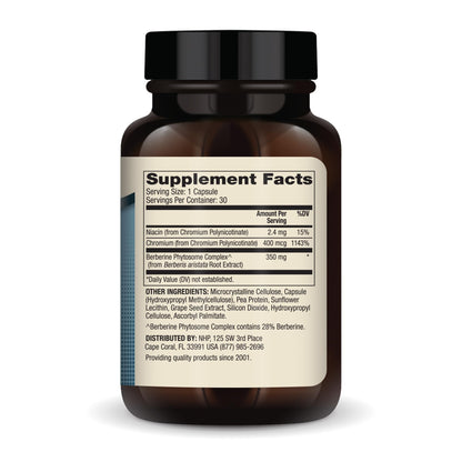 Dr. Mercola Biothin Berberine - Chromium - Enhanced Absorption - 30 Capsules