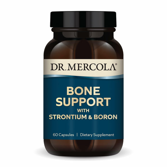 Dr. Mercola Bone Support with Strontium & Boron – 60 Capsules BritishVita | Premium UK Vitamins & Wellness Supplements