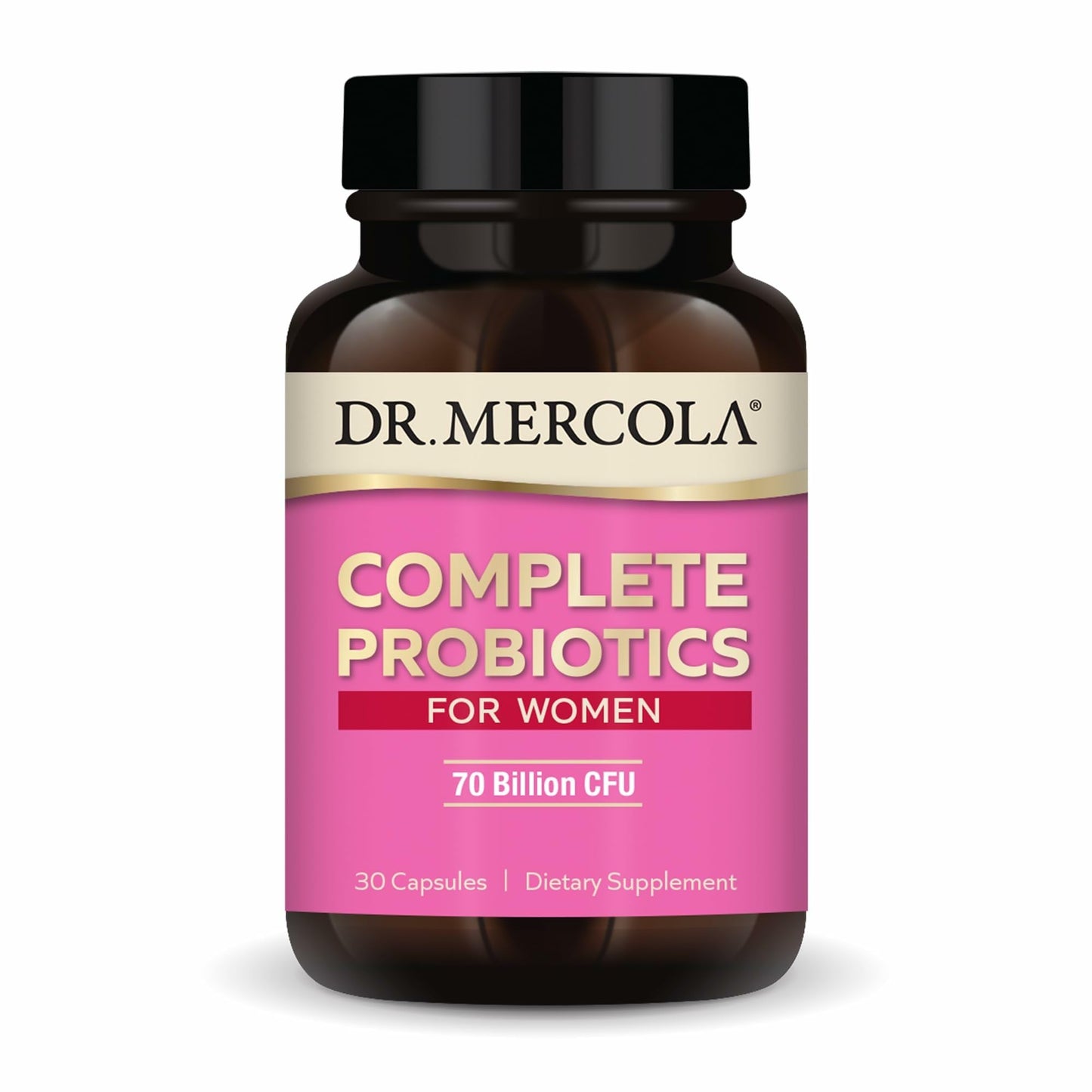 Dr. Mercola Complete Probiotics for Women - 30 Servings | Gut, Vaginal & Immune Health