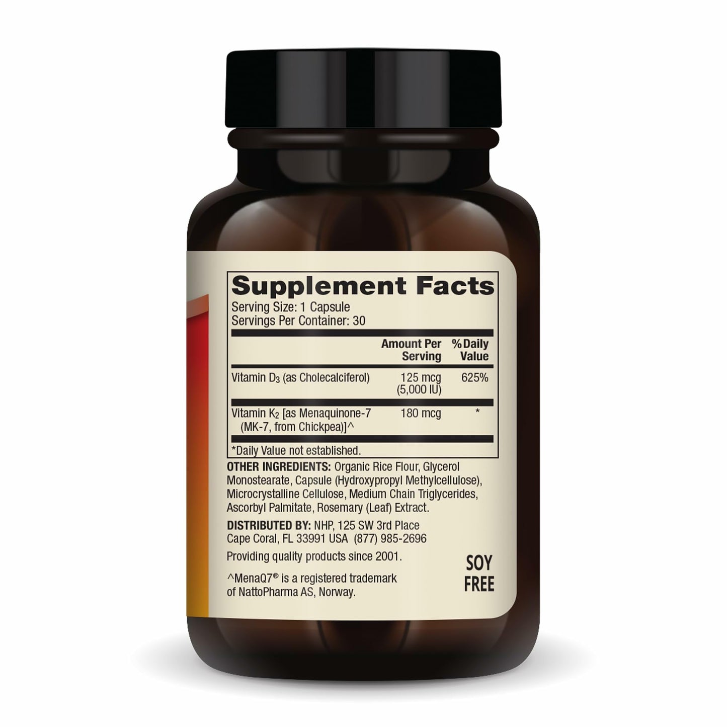 Dr. Mercola D3 & K2 – Immune & Bone Health (GMO-Free)
