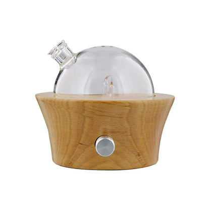Dr. Mercola Dry Aroma Diffuser - Waterless Beechwood & Glass Diffuser for Essential Oils