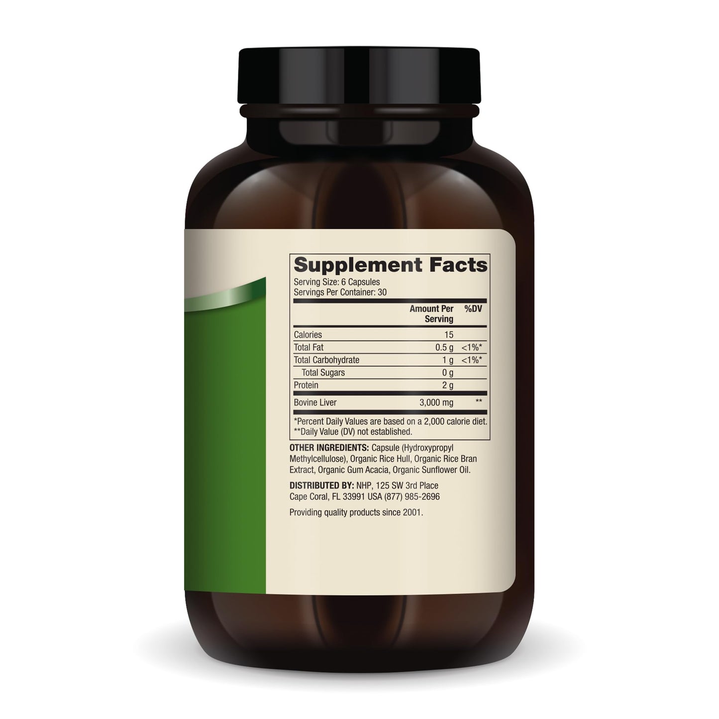 Dr. Mercola Grass-Fed Beef Liver – 30 Servings (180 Capsules) | 3,000 mg per Serving | Non-GMO