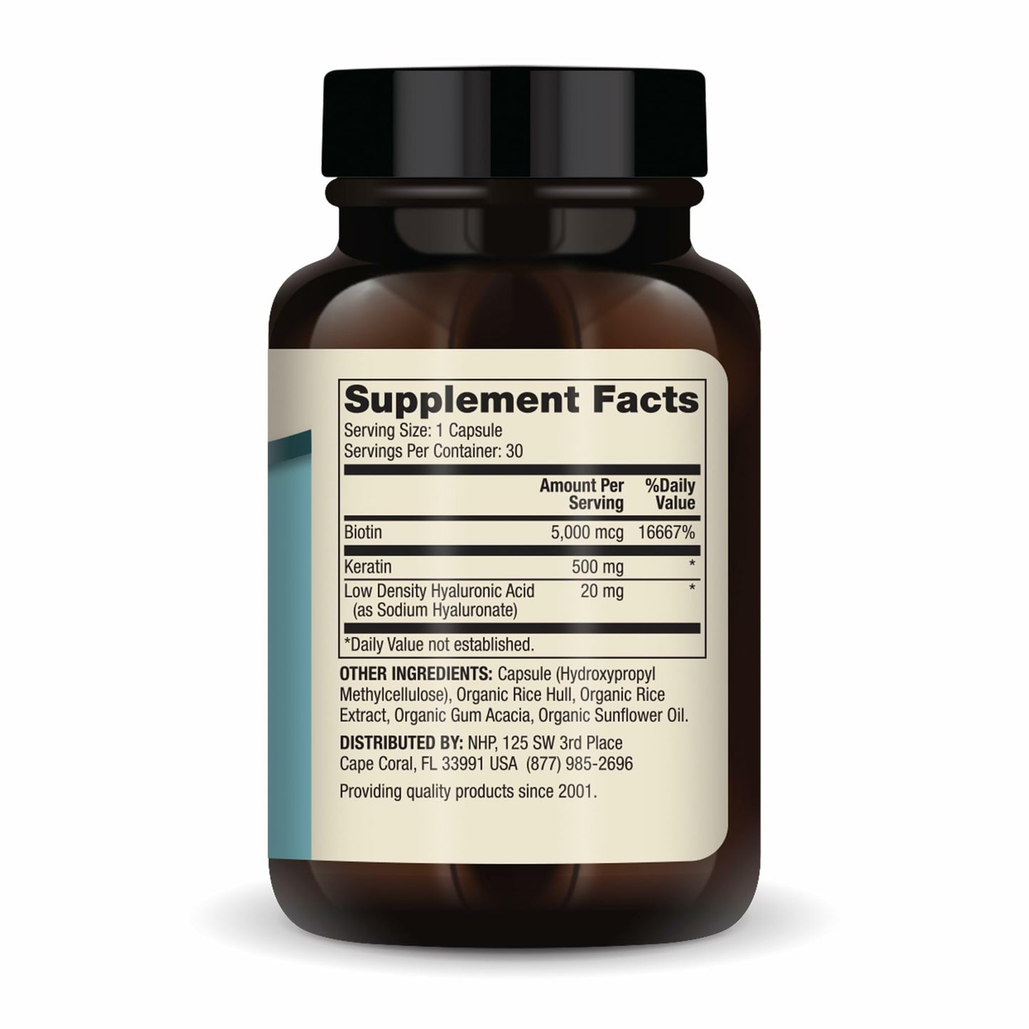 Dr. Mercola Hair, Skin & Nails – Biotin, Keratin & Hyaluronic Acid | Premium Quality – 30 Capsules