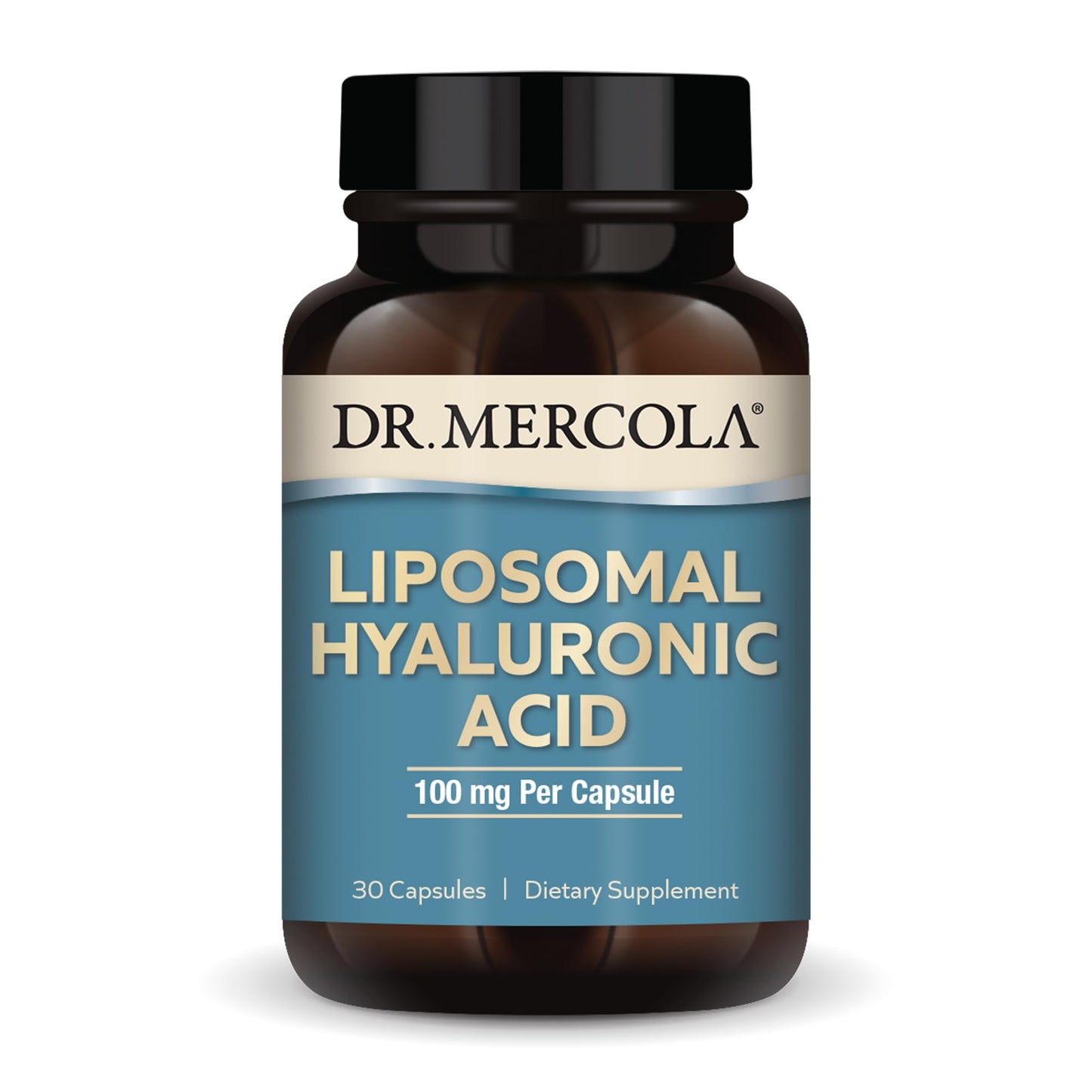 Dr. Mercola Liposomal Hyaluronic Acid – 30 Servings, 100 mg per Capsule, Non-GMO