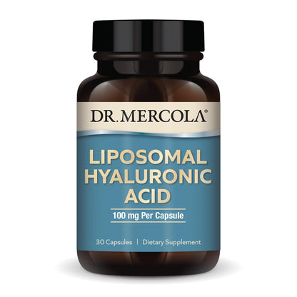 Dr. Mercola Liposomal Hyaluronic Acid – 30 Servings, 100 mg per Capsule, Non-GMO