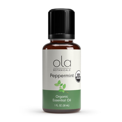 Dr. Mercola Ola Botanicals Organic Peppermint Essential Oil (1 oz) – Stimulating & Soothing