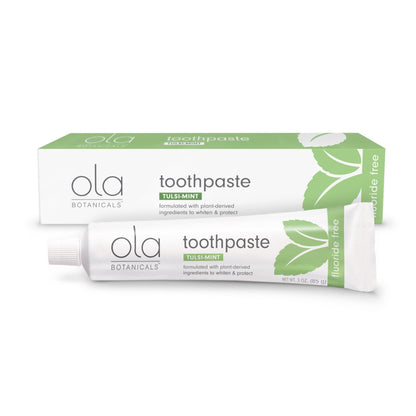 Dr. Mercola Ola Botanicals Toothpaste – Fluoride-Free, Plant-Based Tulsi-Mint