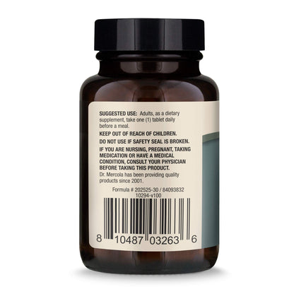 Dr. Mercola Organic Chaga Mushroom - 30 Servings, Immune Support, USDA Organic