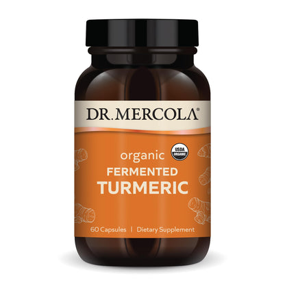 Dr. Mercola Organic Fermented Turmeric – 370 mg, 60 Capsules