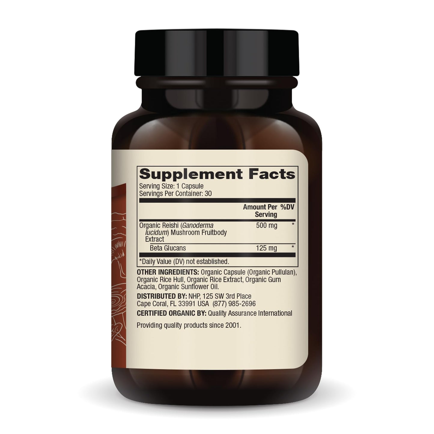 Dr. Mercola Organic Reishi Mushroom Extract – Immune Support, USDA Organic, Non-GMO, 30 Servings