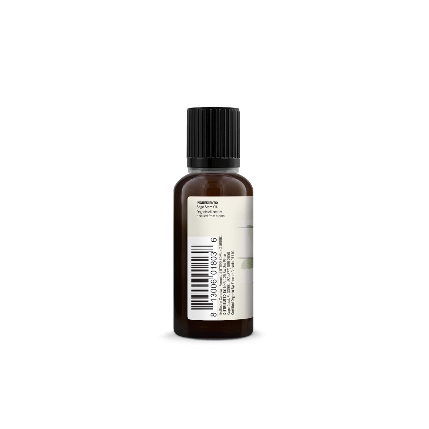Dr. Mercola Organic Sage Essential Oil (1 oz) — USDA Organic, Non-GMO