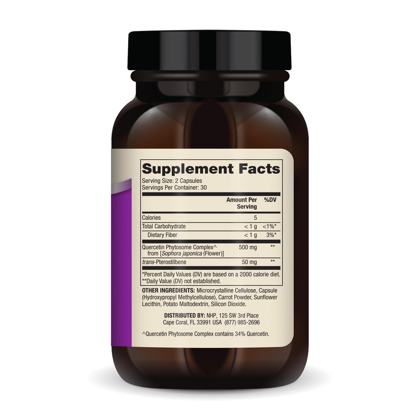 Dr. Mercola Quercetin & Pterostilbene Advanced - Immune & Respiratory Support, 60 Capsules