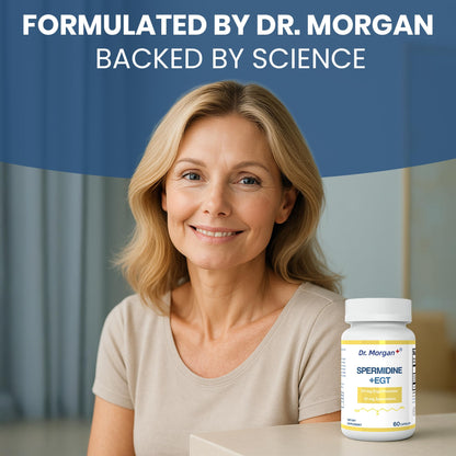 Dr. Morgan Spermidine & Ergothioneine – 99% Purity, Third-Party Tested