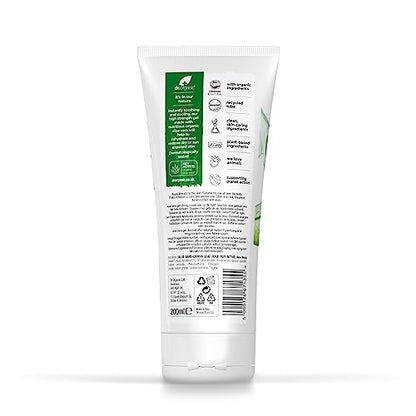 Dr Organic Aloe Vera Gel 200ml - Pure Aloe Vera Skin Care