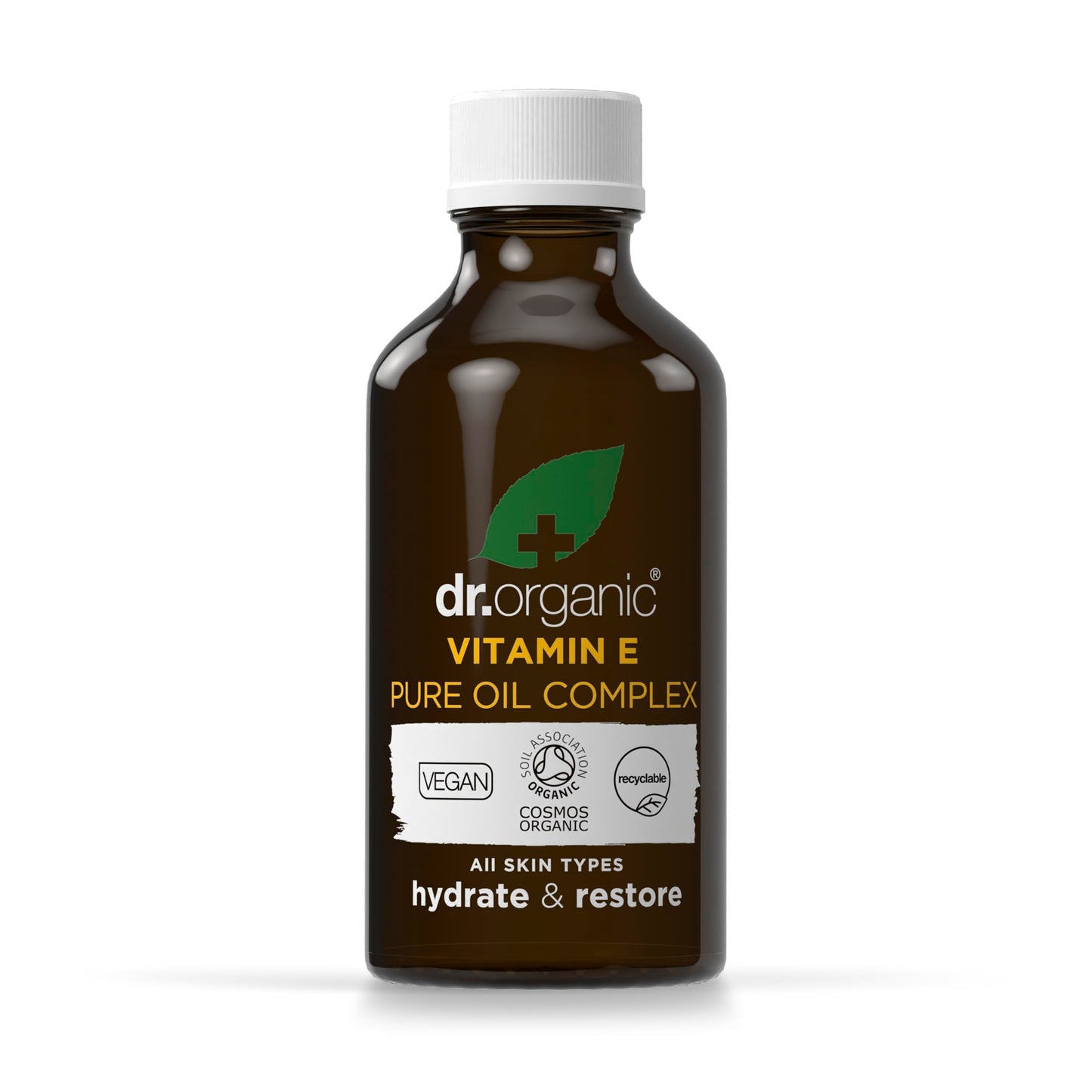 Dr Organic Vitamin E Pure Oil Complex | Nourishes Skin, COSMOS Organic, Cruelty-Free