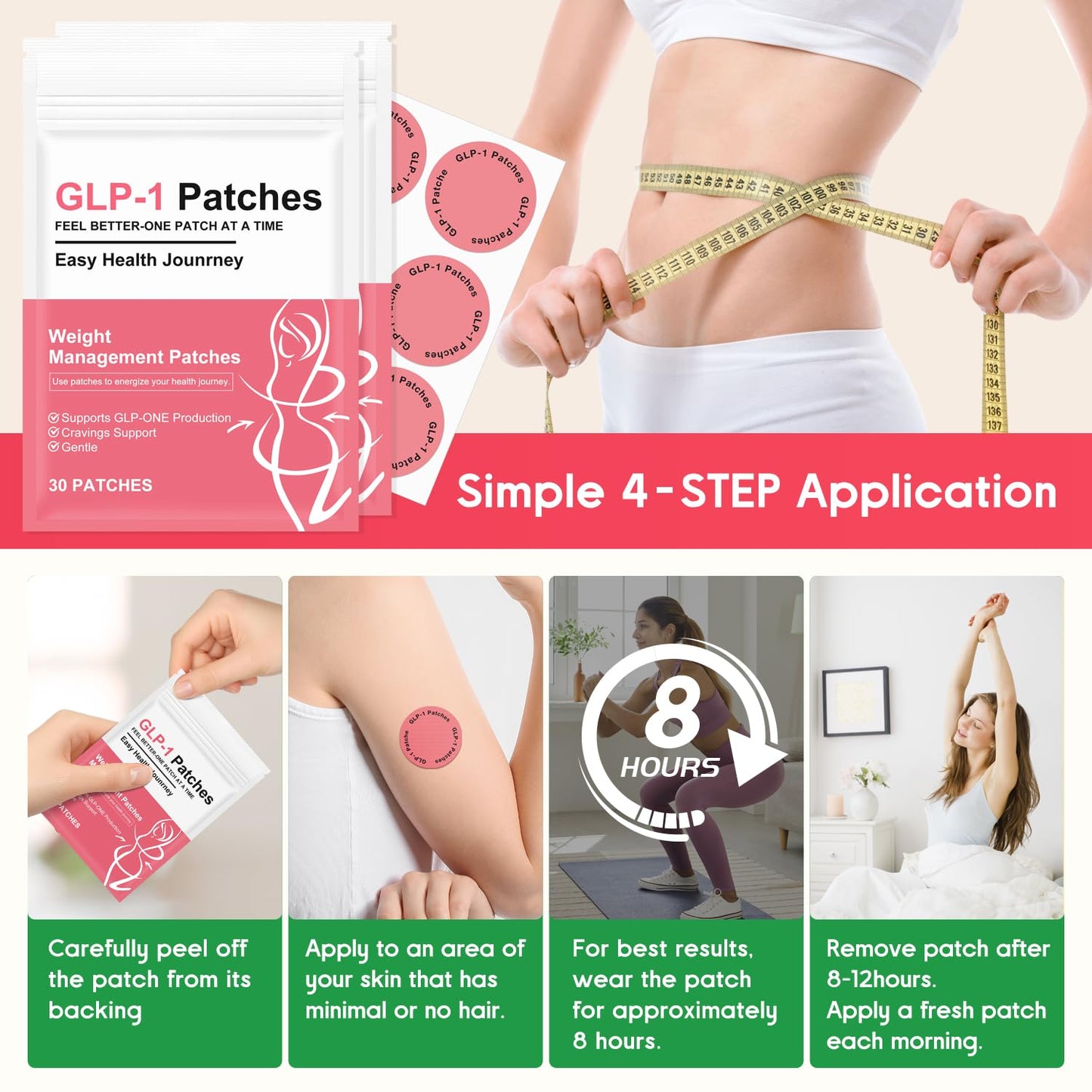 DR.RAPID GLP-1 Patch – 60-Day Supply for Men & Women