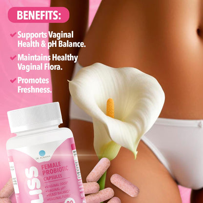 Dr. Robaina Women's Daily Vaginal Probiotic + Cranberry & Pineapple — 30 Vegan Capsules mythriftymom