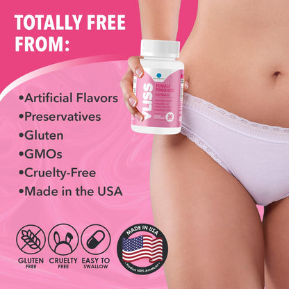 Dr. Robaina Women's Daily Vaginal Probiotic + Cranberry & Pineapple — 30 Vegan Capsules mythriftymom