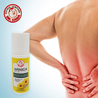 Dr Sana Arnica Roll-On 3oz – Heals Cracked Skin, Fast Absorption