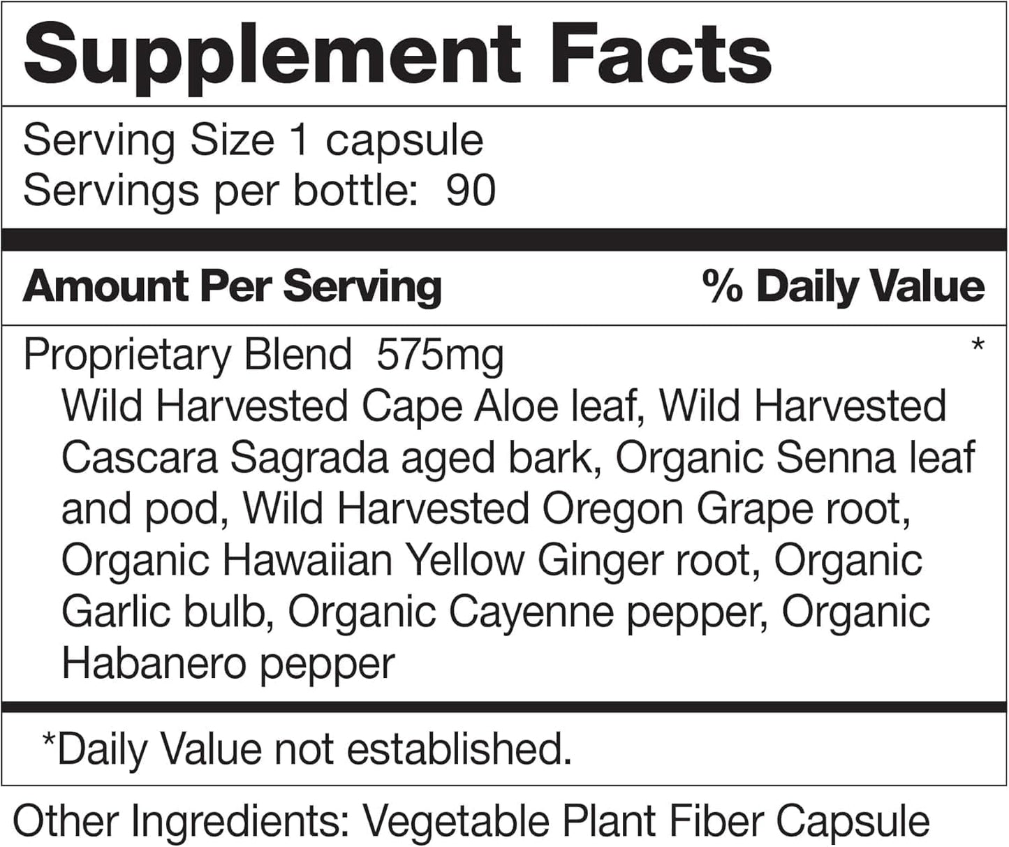 Dr. Schulze's Intestinal Formula #1 – Plant-Based Colon Cleanse & Bowel Movement Support | 90 Count