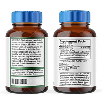 Dr. Schulze's Simply Herbs Easy Go Bowel Mover – 2 Pack Plant-Based Gentle Laxative
