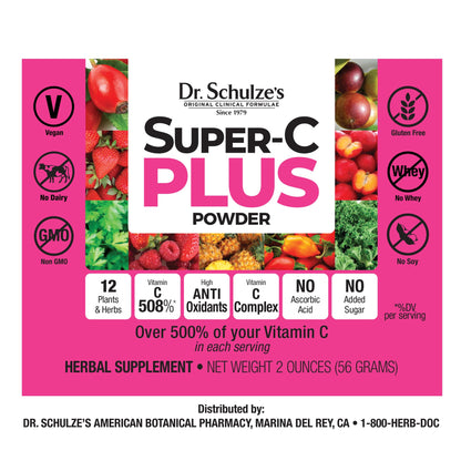 Dr. Schulze's Super-C Plus: Vitamin C for Immunity & Skin Health