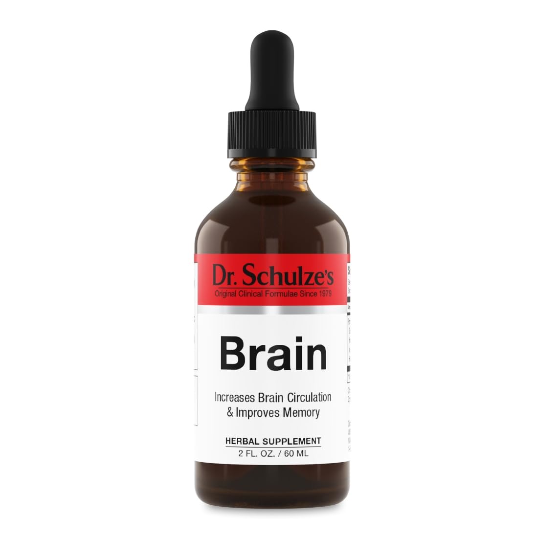 Dr. Schulze's Brain Formula 2 oz - Vegan & Wild-Harvested | Mental Focus