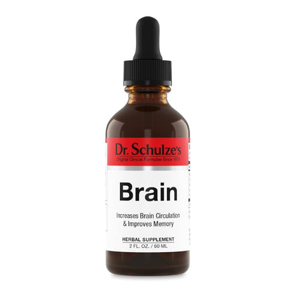 Dr. Schulze's Brain Formula 2 oz - Vegan & Wild-Harvested | Mental Focus