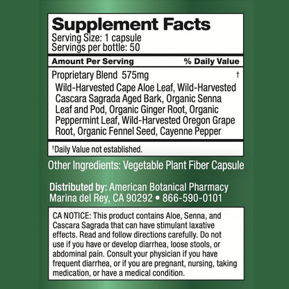 Dr. Schulze's Simply Herbs Easy Go Bowel Mover — Plant-Based Stool Softener & Gentle Laxative