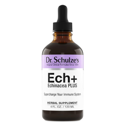 Dr. Schulze's Echinacea Plus - Organic Echinacea Root & Seed, Immune Support, 4 oz