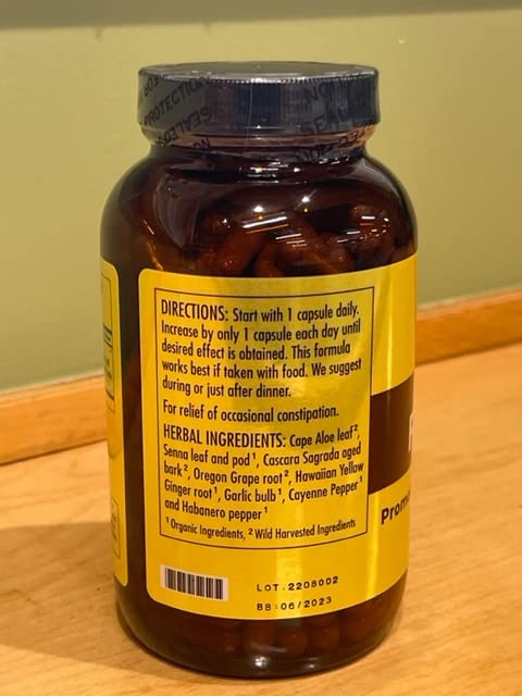 Dr. Schulze's Intestinal Formula #1 — Plant-Based Bowel Movement Support (250 Count)