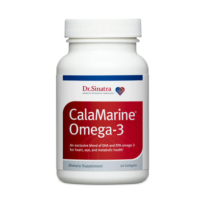 Dr. Sinatra CalaMarine Omega-3 with DHA & EPA – Clinical Grade, 60 Softgels for Heart, Brain & Eye Health