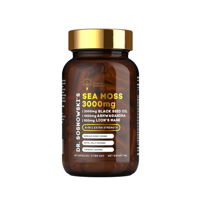 Dr Sosnowski's BioActive Sea Moss 8-in-1 Formula | 60 Capsules