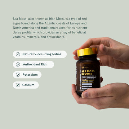 Dr Sosnowski's BioActive Sea Moss 8-in-1 Formula | 60 Capsules
