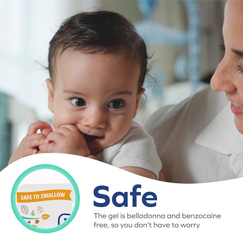 Dr. Talbot's Baby Tooth Gel for Sore Gums – 0.53 oz – Benzocaine Free, Belladonna Free