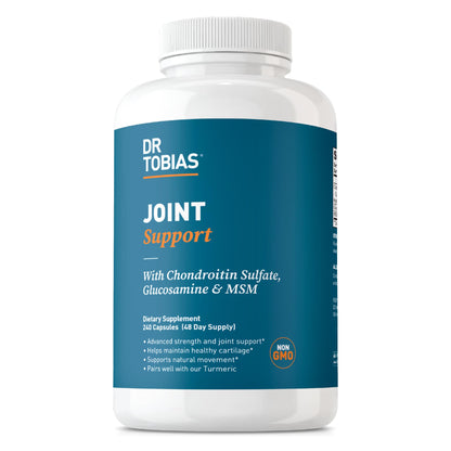 Dr. Tobias Joint Support - Glucosamine, Chondroitin & MSM, 240 Capsules