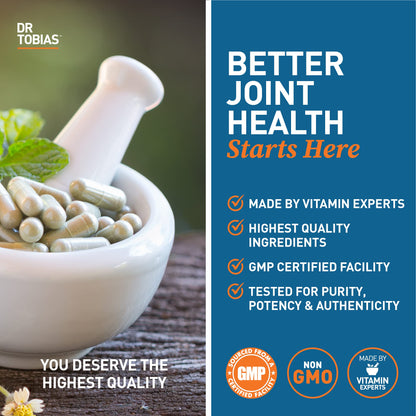Dr. Tobias Joint Support - Glucosamine, Chondroitin & MSM, 240 Capsules