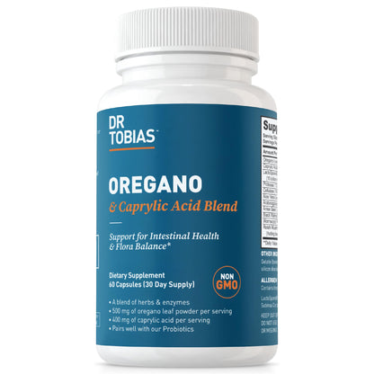 Dr. Tobias Oregano & Caprylic Acid Gut Flora Balance Complex – 60 Capsules