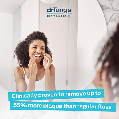 Dr. Tungs Smart Floss - 30 Yards - Case of 6 | Cardamom Flavored Dental Floss